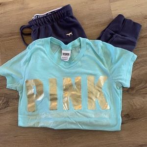 PINK jogger and top set